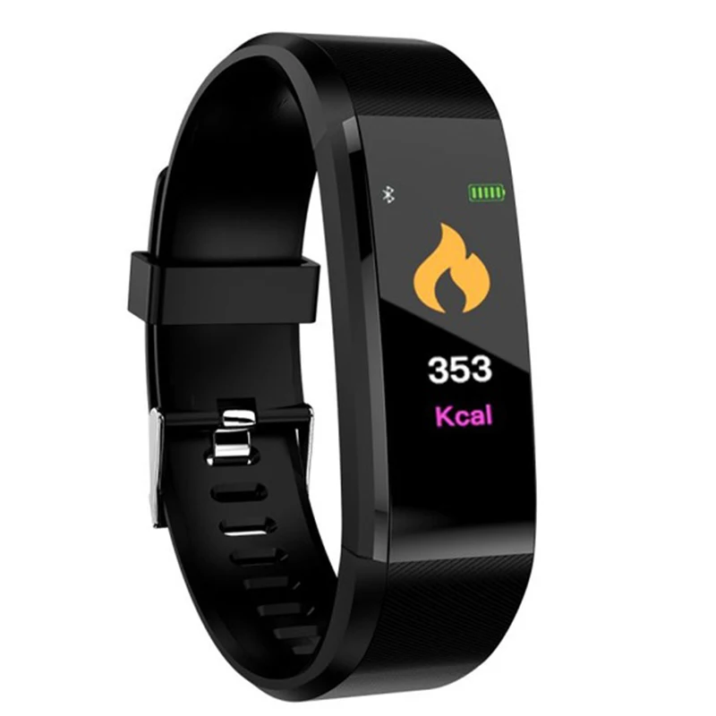 

ID115Plus Smart Bracelet Sport Bluetooth Wristband Heart Rate Monitor Smart Band Watch Activity Fitness Tracker PK Mi band 2