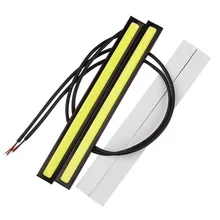 2Pcs Led Auto COB DRL Daytime Running Lights DC12V External Waterproof Car Led light Car Styling Car Light Source Fog Bar Lamp
