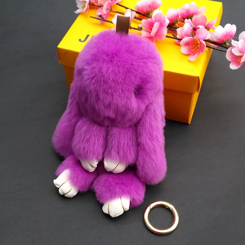 Брелок для ключей в виде кролика|fluffy ball|rabbit key chainkey chain pokemon |
