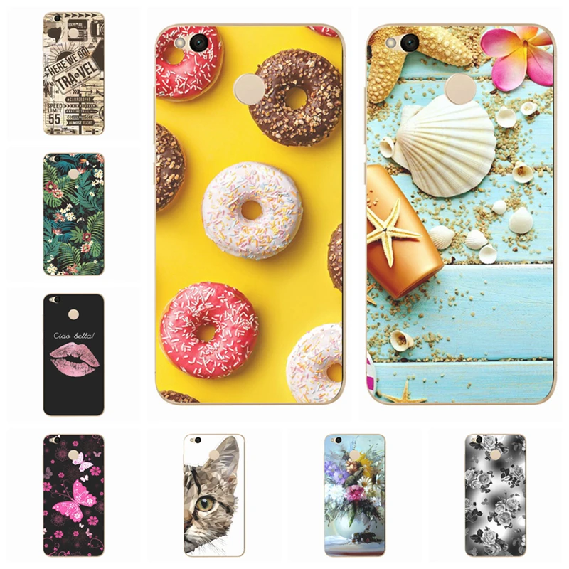 For Xiaomi Redmi 4X Note 4 4A 3 Cute Mi A1 Pro Case Soft TPU Phone Back Cover D826 |