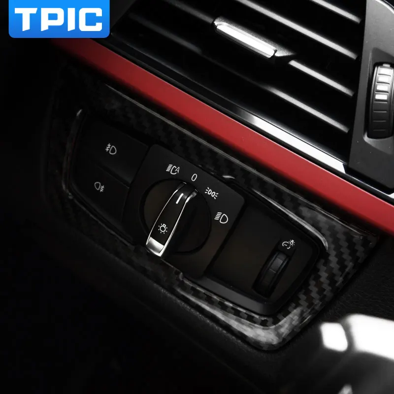 Buy Carbon Fiber Headlight Switch Buttons Decorative