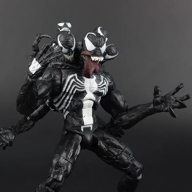 

2 kinds anime Venom 8" Action Figure Deluxe Edition Spiderman Villian 2018 Tom Hardy Movie KO's MS Select Legends Doll Toy