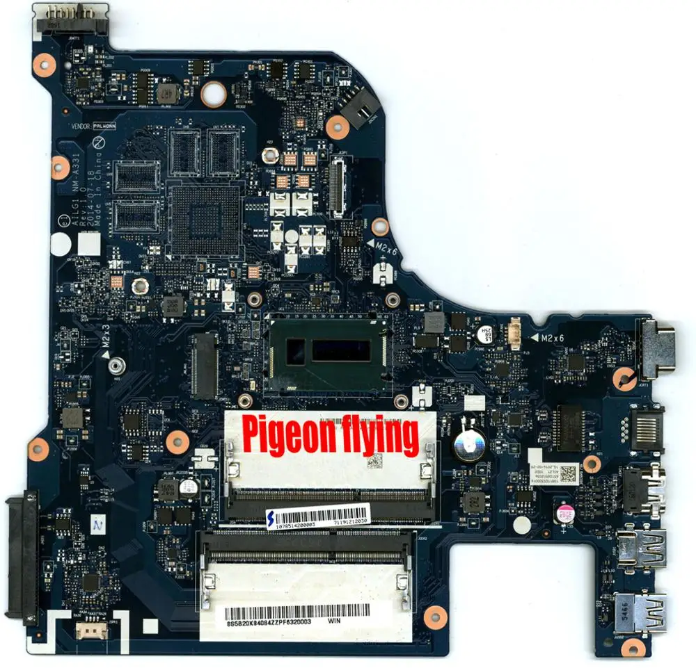 incredible  LXL for lenovov Z70-80 laptop Laptop Mainboard CPU-i3 Integrate（UMA）NM-A331 FRU 5B20H14180 5B20H141
