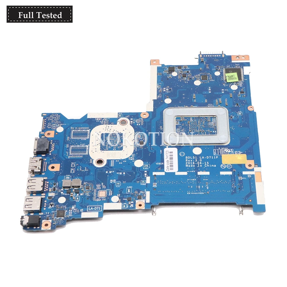 Hot Product  NOKOTION 854962-601 854962-001 Laptop Motherboard for HP 255 G5 15-BA BDL51 LA-D711P 858589-601 858