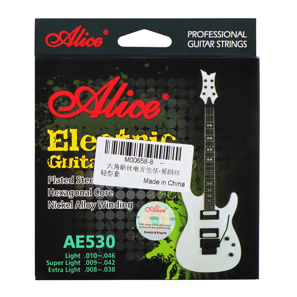 Buy Alice AE530 L Electric Guitar Strings Set Plated