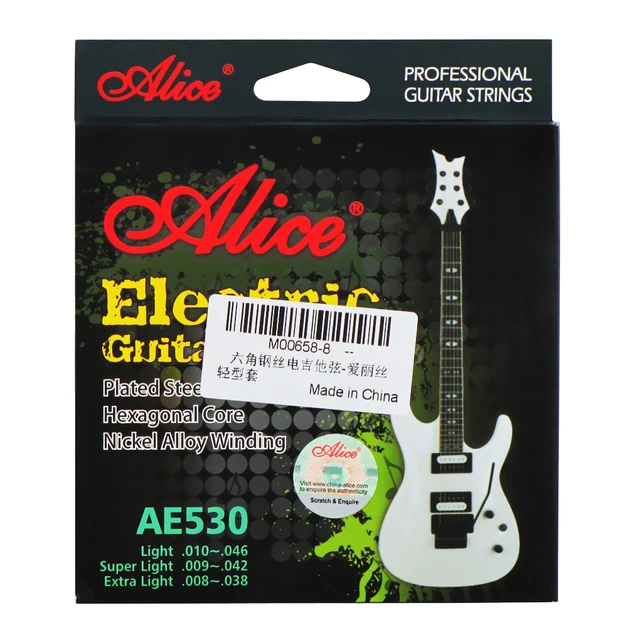 Buy Alice AE530 L Electric Guitar Strings Set Plated