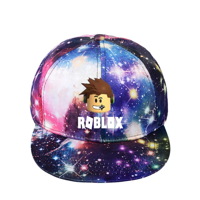 Us 358 Kids Summer Cute Galaxy Caps Game Roblox Cap Unisex Casual Hats Boys Girls Hats Childrens Party Toy Hats Fans Christmas Gift In Cartoon - 