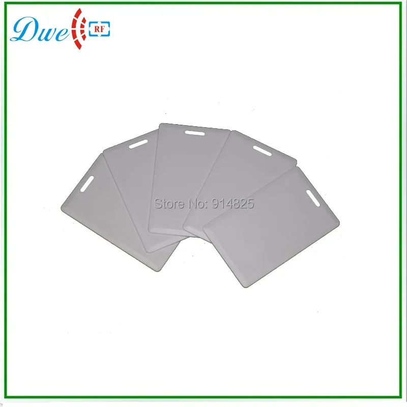 DWE CC RF 50pcs/lot 125khz EM4200 clamshell rfid card reading range 70 to 100cm for car parking system | Безопасность и защита