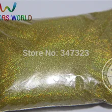 TCA210 0,05 мм 002 лазерный свет золотой цвет голографический блестящий порошок спектральный блеск для ногтей, Татто искусство украшения пыли