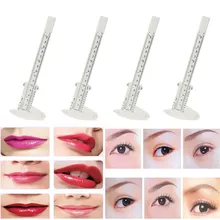 4 шт микроблейдинг многоразовый макияж измеряет брови направляющая линейка перманентные инструменты оптом Dec 5