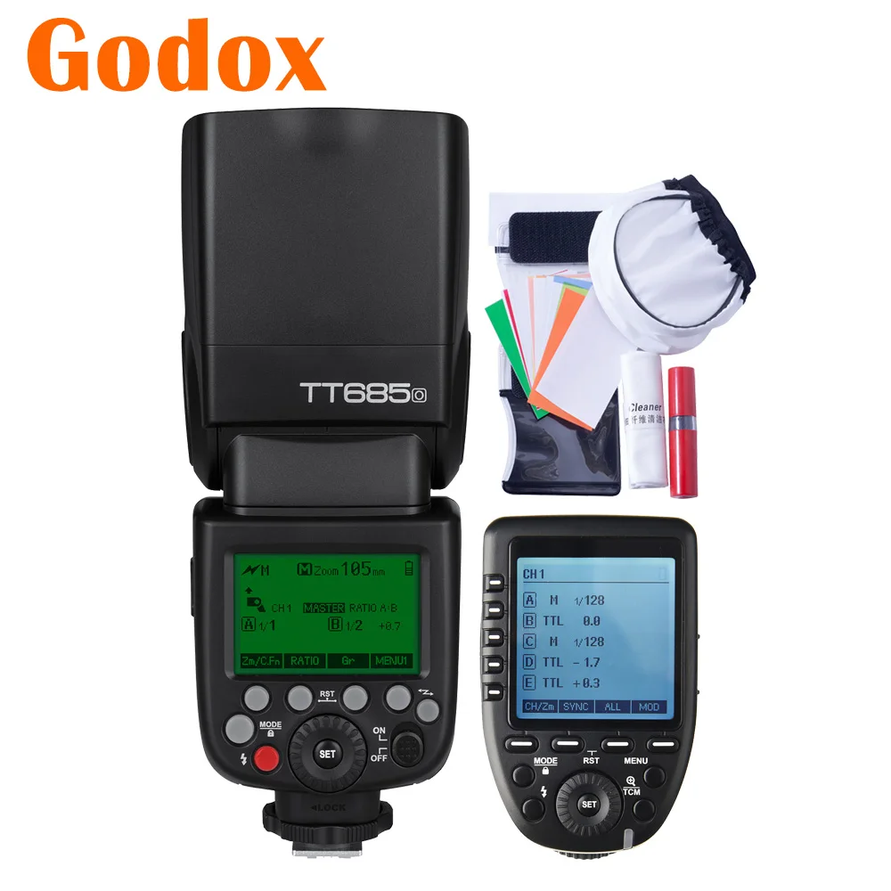 

Godox TT685O 2.4G TTL GN60 Wireless Speedlite Camera Flash Xpro-O Trigger for Olympus Panasonic PEN-F E-P3 P5 DMC-G85 GH4 GX85
