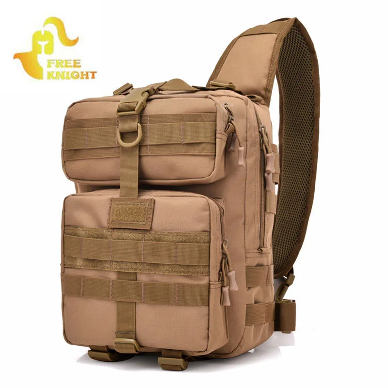 

Military Tactical Backpack Sling Single Shoulder Chest Molle Bag Camping Backpacks Hiking Bags Hunting Outdoor Rucksack XA499WA