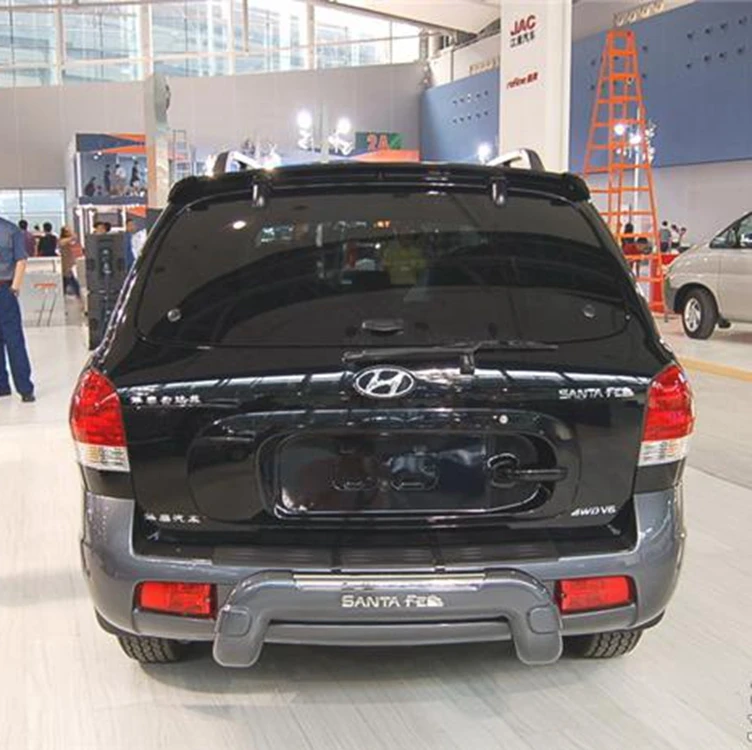 Для Santa Fe спойлер 2006-2013 hyundai Santa Fe Высококачественный ABS Материал заднее крыло автомобиля праймер цвет задний спойлер