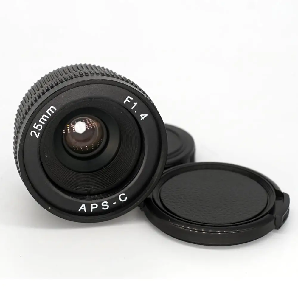 

25mm F1.4 CCTV TV Movie c mount Lens APS-C for M4/3 FX EOSM nex pq mirrorless camera body
