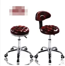 Beauty salon large chair. Hairdressing nail master wheelchair. Barber shop lift stool.