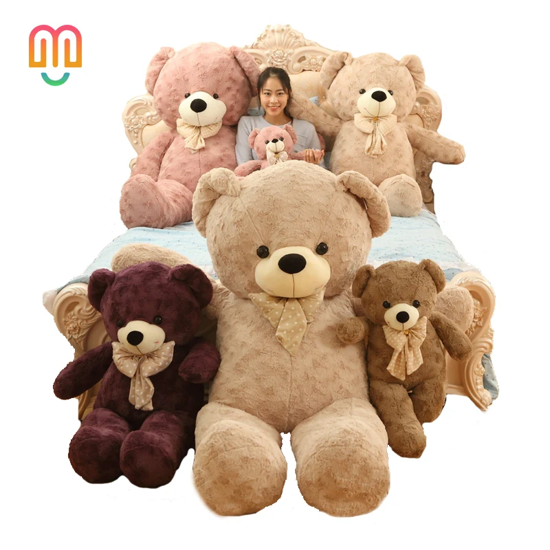 

Vanmajor 60/80cm Cute Rose Teddy Bear Large Plush Toy Bear Cubs Bear Cubs Birthday Gift Girls