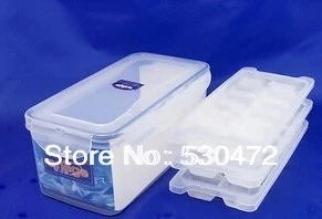

3 .25 L three layers ice cube tray lid block of ice mold box / ice box / Iceman folder kitchen tools