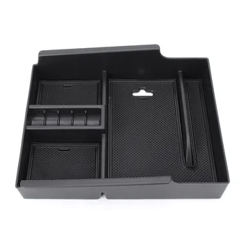 

For Toyota Alphard ABS Interior Armrest Storage Box Holder 2015 2016 2017 Automobile Car Part Accessories Black