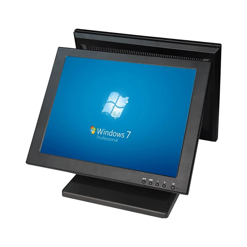 

ComPOS double side 15 inch touch screen computer monitor /LCD touch screen system for retail shop