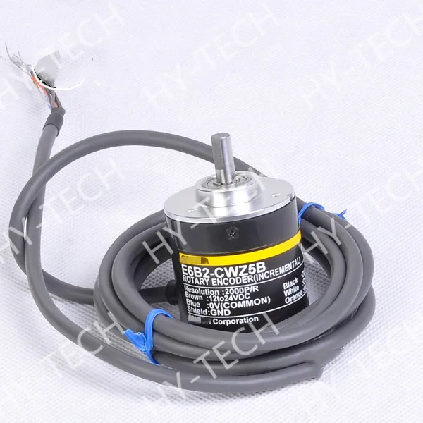 

E6B2-CWZ5B 2000P/R Rotary Encoder New and Original 12-24VDC OPEN ABZ PHASE 100mA max 50kHz 2000 PPR E6B2-CWZ5B
