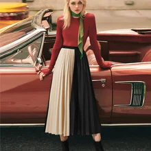 Новое поступление, юбка-пачка из полиэстера и хлопка,, женские юбки, s Saia Longa Faldas Mujer, Женская юбка