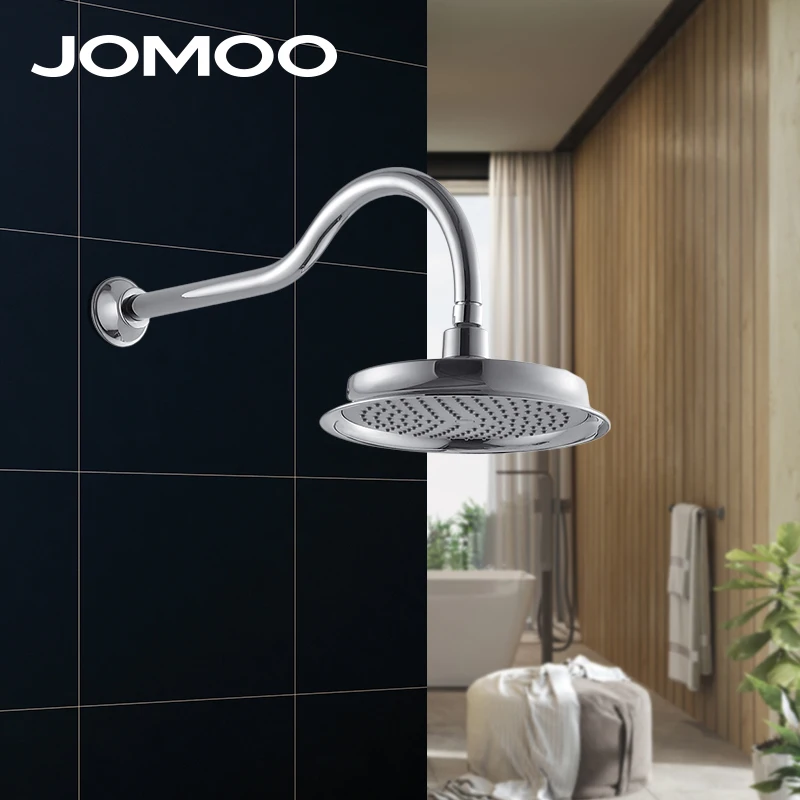 オンライン Jomoo 9インチ浴室シャワーヘッド雨シャワーアーム付きまたは天井節水圧力風呂シャワー