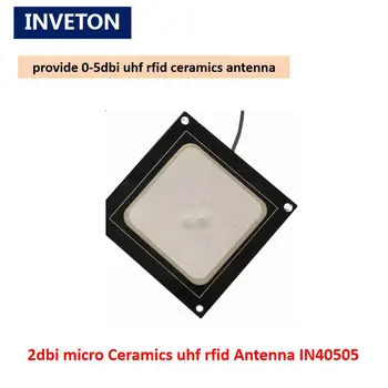 

4pc/lot 40*40mm sma ipex 2dbi small uhf rfid Antenna Ceramic for epc gen2 desktop handheld uhf rfid reader embedded system
