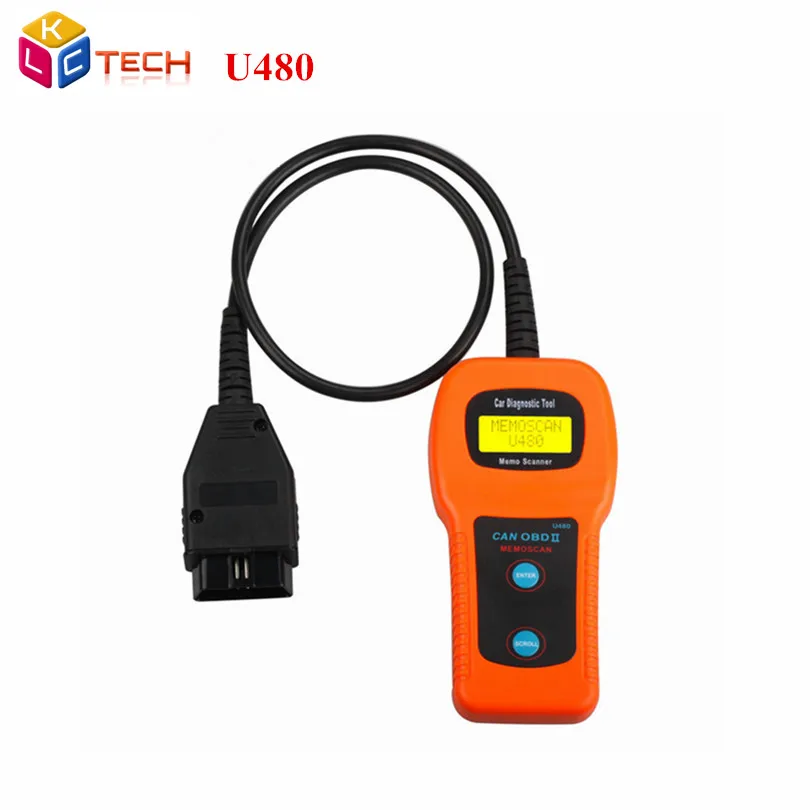 

Low Price U480 OBD2 OBDII CAN BUS Code Reader Engine Scanner Automotive Diagnostic Scanner Tool Free Shipping