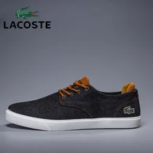 Lacoste 2019 Men Casual Shoes Men Sneakers Men Shoes Male Flats Breathable Convas Slip Spring Autumn Men's Running Shoes