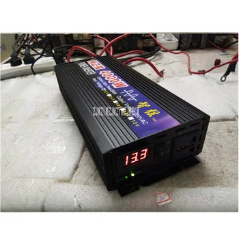 

Zx-4000W Pure Sine Wave Car Power Inverter 4000W 12V/24V/48V/60V To 220V Car Converter Inverters For Solar Boat Home Appliances