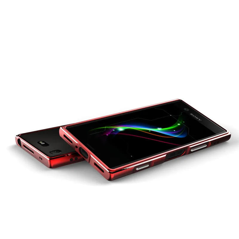 Для Sony Xperia XZ1 компактный бампер Роскошный Алюминиевый металлический рамка чехол