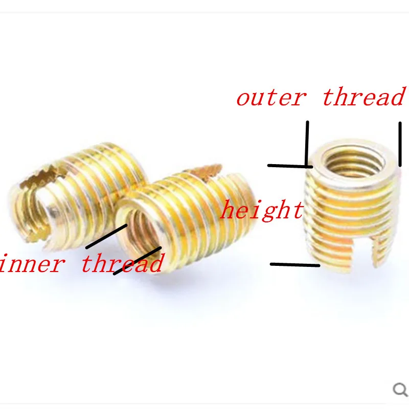 70 шт. сталь с цинком самонарезающиеся резьбовые вставки комплект, M2 m2.5 M3 M4 M5 M6 M8 спиральная вставка саморезы шлицевой винт