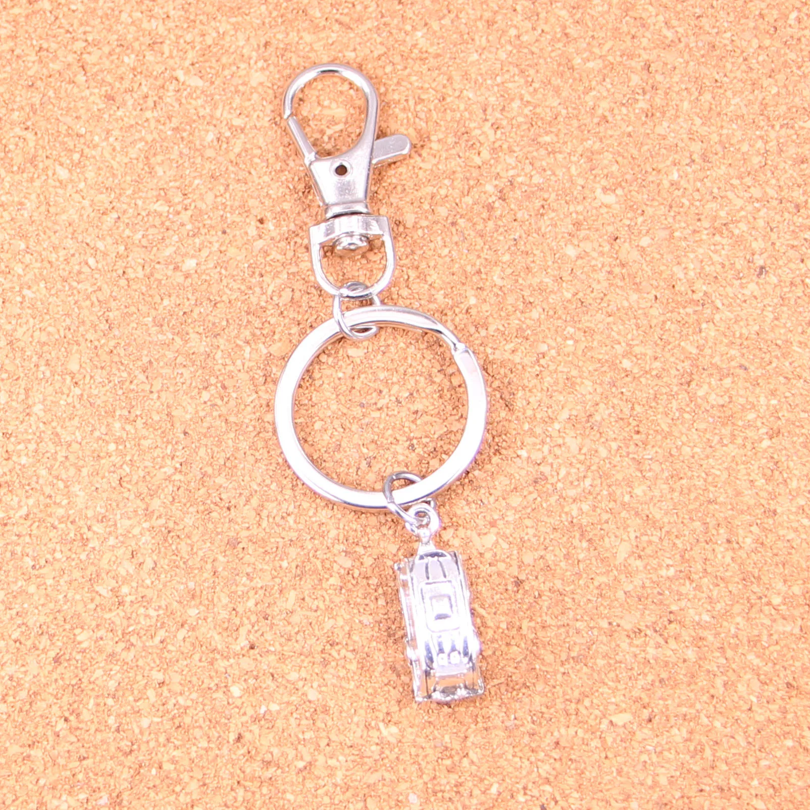 Shuttle Trailer Touring Keychain Silver Swivel Lobster Clasp Clips Handbag Car Charms Jewelry