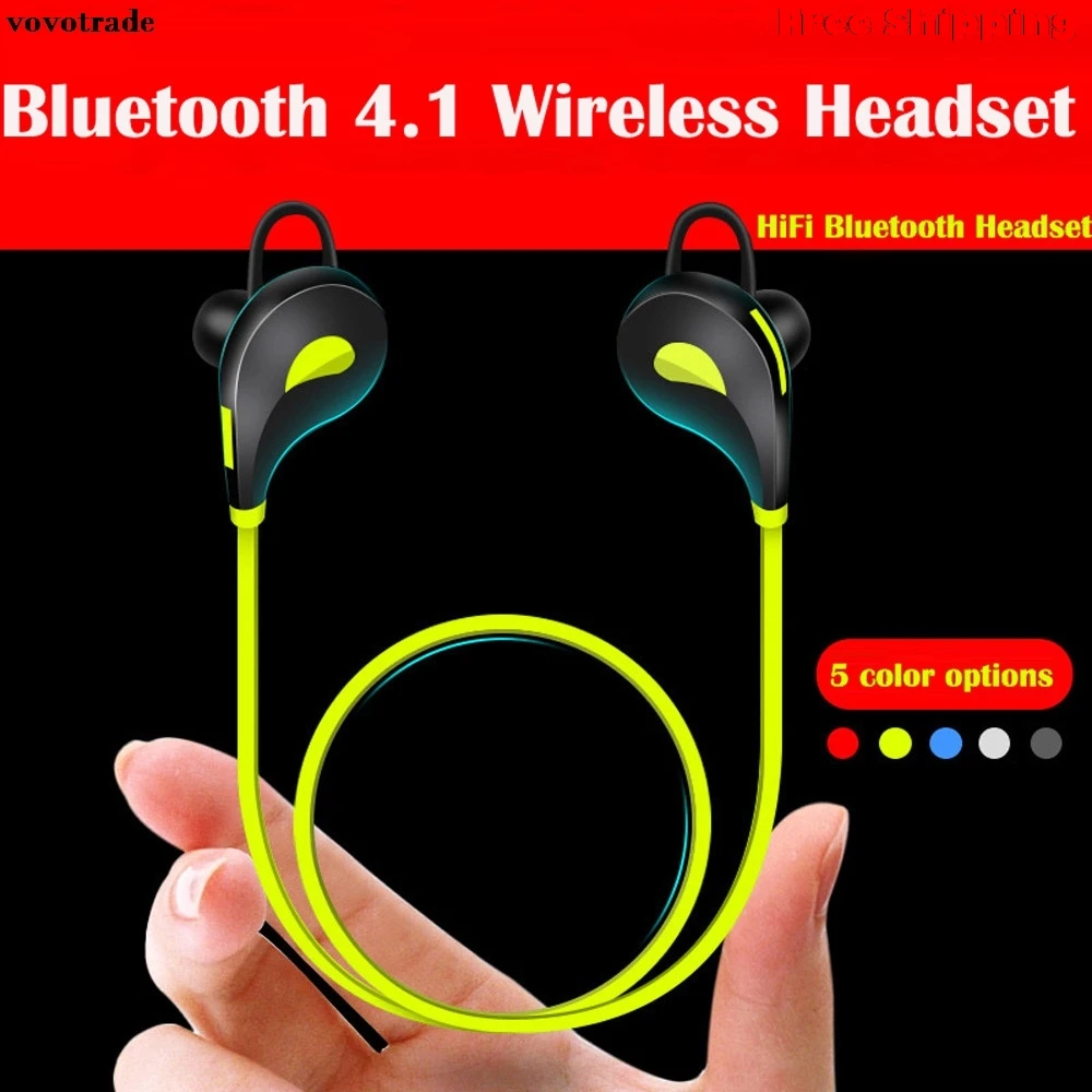 Toopoot Bluetooth Беспроводной Handfree гарнитура стерео наушники Спорт универсальный