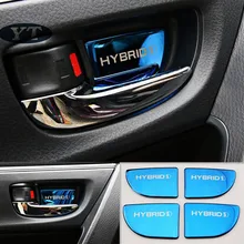 Авто Дверь внутренняя чаша наклейка Интерьер Литье для toyota Corolla auris-, 4 шт./лот, автомобильные аксессуары