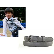 Новейший Детский Повседневный ремень, Простой ремень, черный ремень для отдыха, популярный дизайнерский детский ремень из искусственной кожи