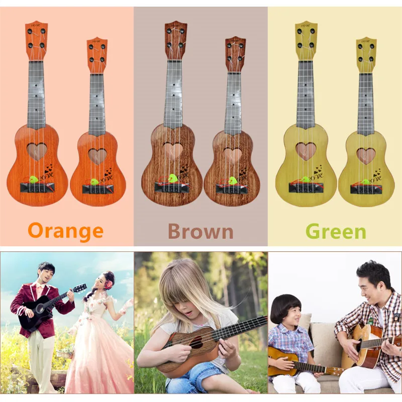 Mini Ukulele Cute Simulation Guitar Baby Kids Musical Toy Instruments Children Pretend Play Game Music Interest Development Toy Mini Ukulele Cute Simulation Guitar Baby Kids Musical Toy Instruments Children Pretend Play Game Music Interest Development Toy