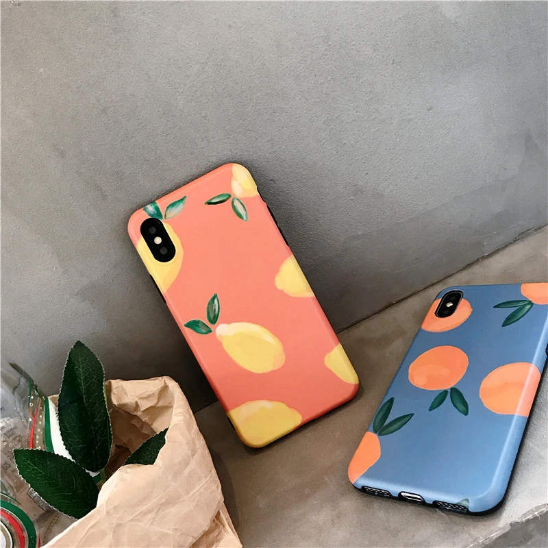إنستا نمط Xs ماكس الهاتف المحمول غطاء ل iphone 8 زائد 7 6 s 6 iphone Xr X البرتقال الليمون الفاكهة الساخن اللون دائم IMD الهاتف قذيفة إنستا نمط Xs ماكس الهاتف المحمول غطاء ل iphone 8 زائد 7 6 s 6 iphone Xr X البرتقال الليمون الفاكهة الساخن اللون دائم IMD الهاتف قذيفة