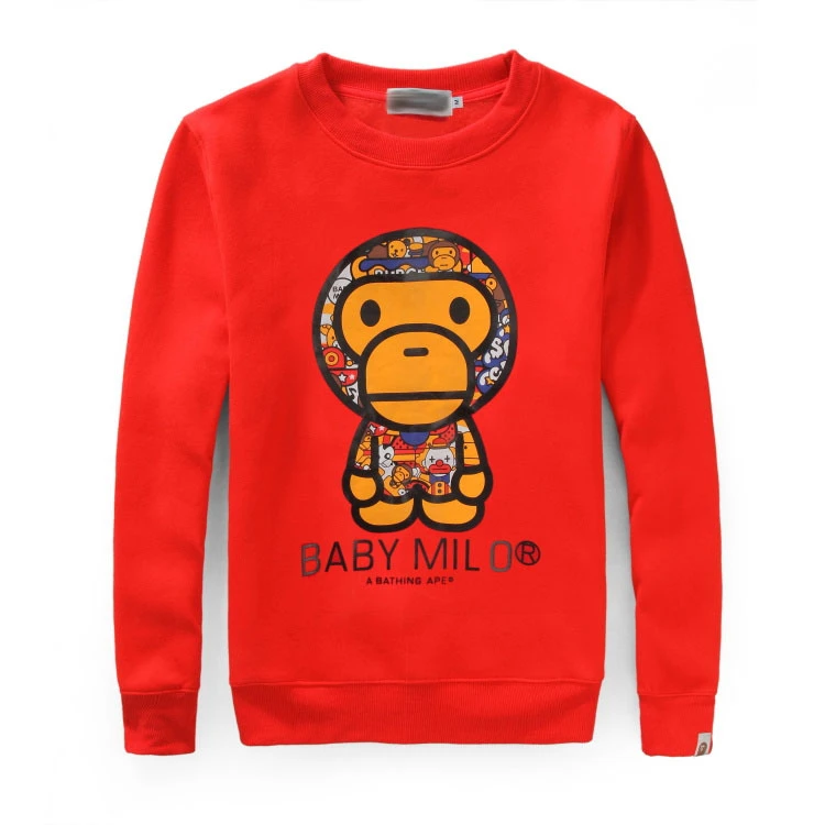 Bape Sweatshirt 15 New Europe Brand Baby Milo Clothing Hoodies Cartoon Monkey Print Men S Sportswear Cotton Fashion Pullover Clothing Suppliers In China Pullover Warmpullover Bib Aliexpress