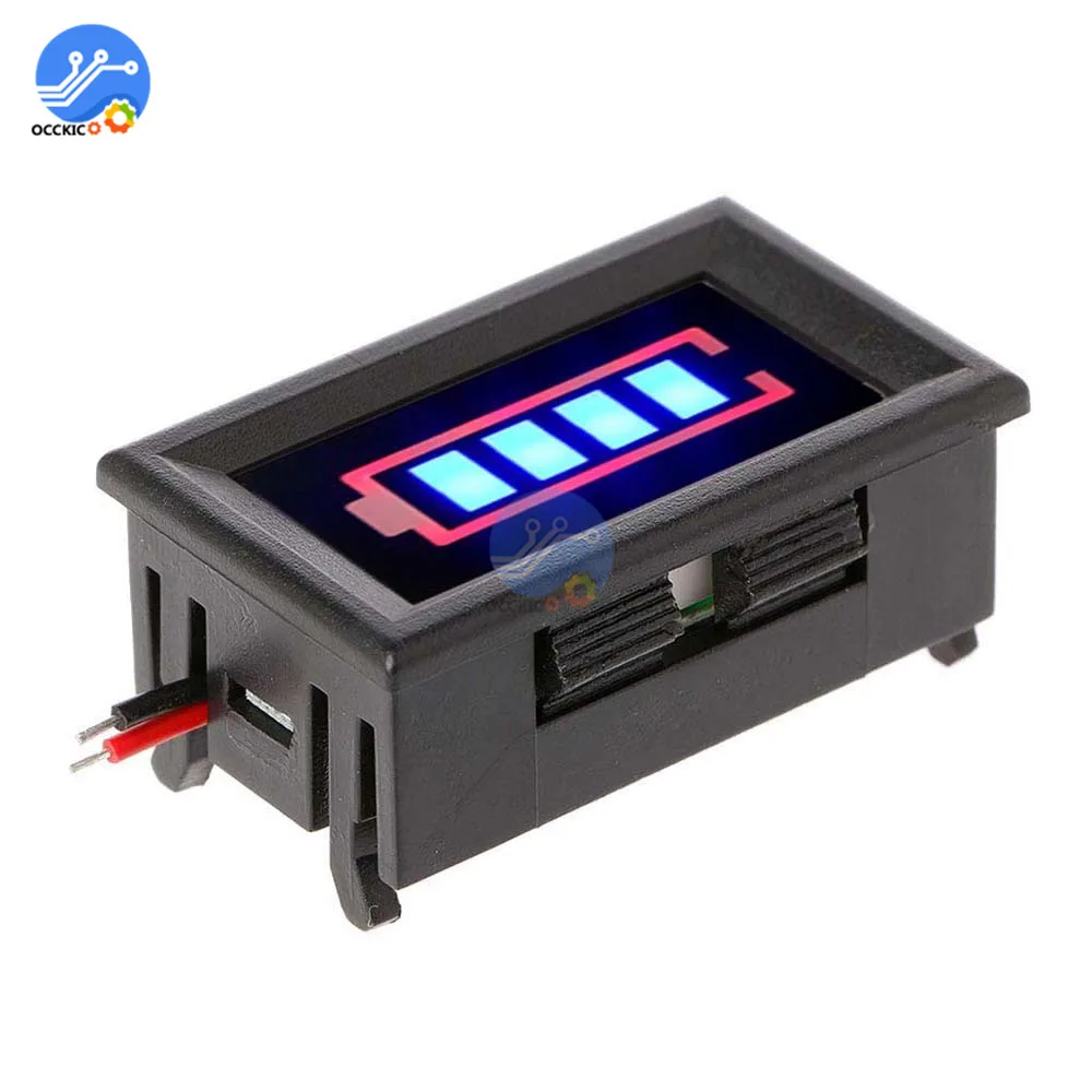 

BMS 3S 18650 Lithium Battery Capacity Indicator Display with Shell Box Protect Cover 12.6V Power Test Battery Charger Accessory