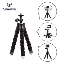 Mini Portable Flexible Sponge Octopus Tripod Bracket Stand Mount Monopod + Phone Holder For Gopro Camera DSLR Mount LD06 fghgf bluetooth remote tripod bracket for iphone mini portable mount monopod extendable camera stand universal phone tripods