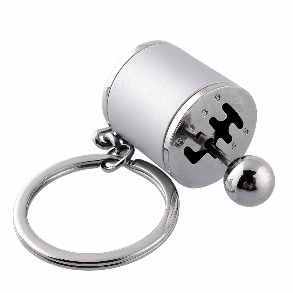 1Pcs Hot Mini Car Gear Shift Stick Knob Key Chain Key Ring Keychain