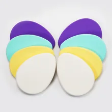 8 шт Смешанная цветная Косметика слоеный макияж смешивание губок лицо нос основа для лица Крем-Основа тональная пудра слоеный мягкий инструмент красоты