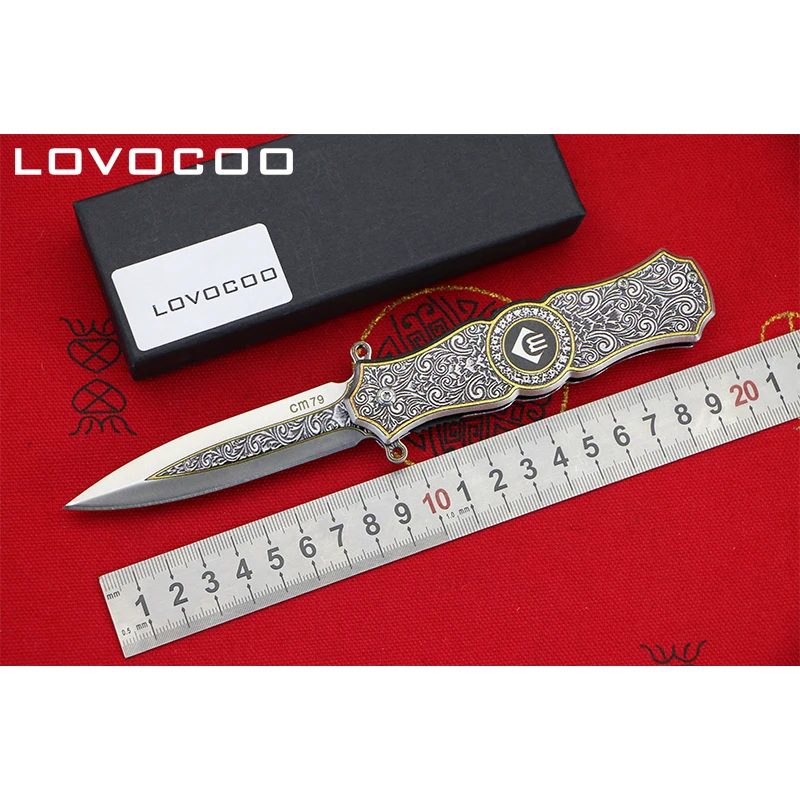 Складной нож LOVOCOO CM79 из стали 9cr18mov охотничьи карманные ножи для кемпинга