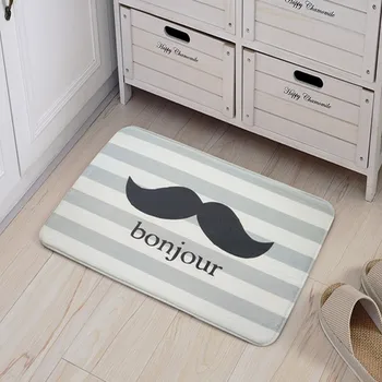 

Creative beard printing Rug Nordic floor mats Modern floor mats minimalist bedroom living room door carpet kitchen bathroom mat