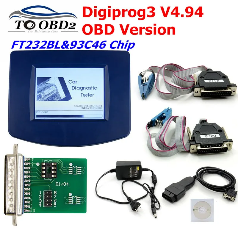 Новейший Digiprog 3 программист одометра V4.94 Digiprog iii с OBD2 ST01 ST04 Digiprog3 инструмент коррекции одометра для мульти-автомобилей