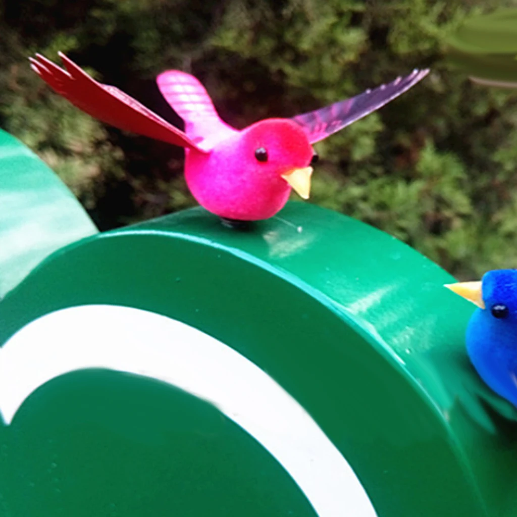 Spreading Winds Artificial Feathered Foam Birds Home Garden Sculptures Wedding Decor Home Garden Decorations