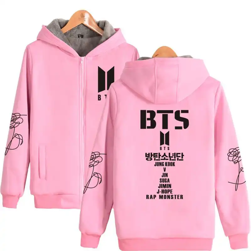 casaco feminino bts