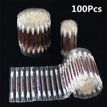 100 шт. с йодом, для дезинфекции ватный тампон одноразовые медицинские для отдельной стойки путешествия аптечка первой помощи предметы первой необходимости