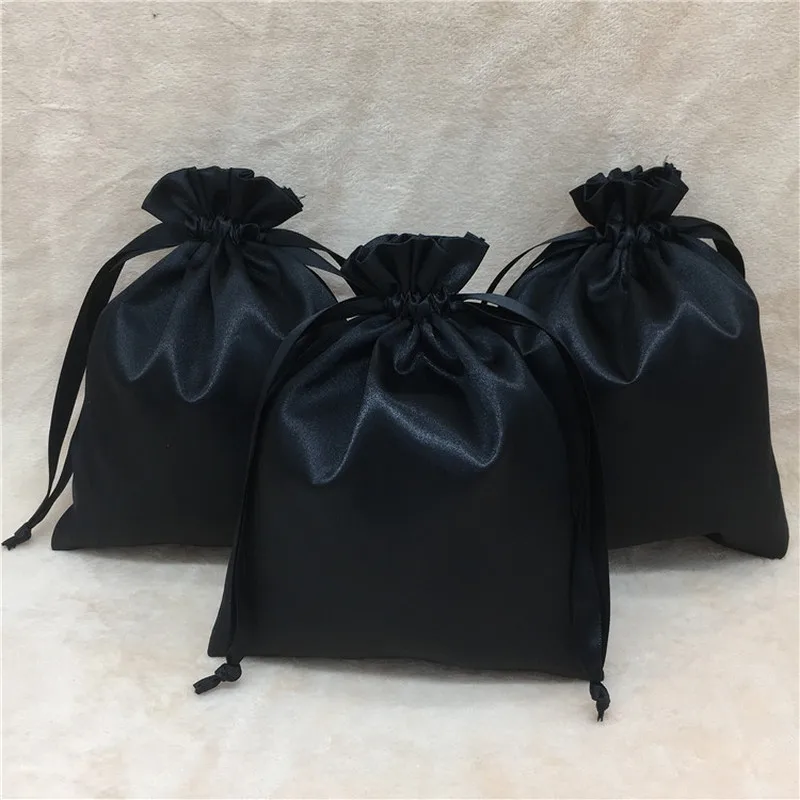 Атласные сумки для упаковка ювелирных изделий/макияж/подарок/Свадебные/вечерние/хранения/волос Комплект/парик/ сумка для обуви шелк